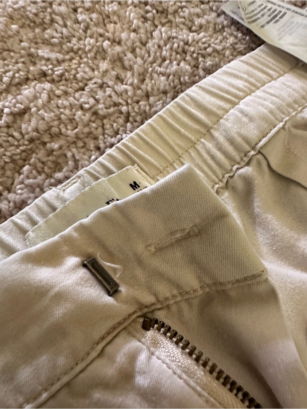 Abercrombie & Fitch Light Beige Wide-Leg Pants - Picture 4 of 8
